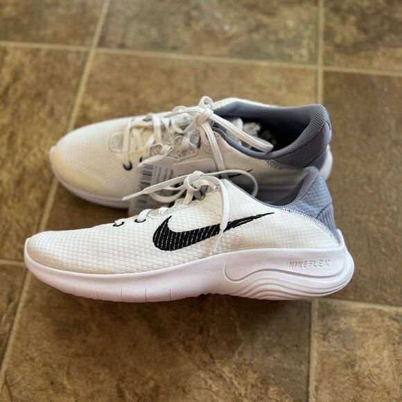 Nike Flex Experience Run 11 Next Nature White Black Ashen Slate Size 10 - Picture 6 of 12